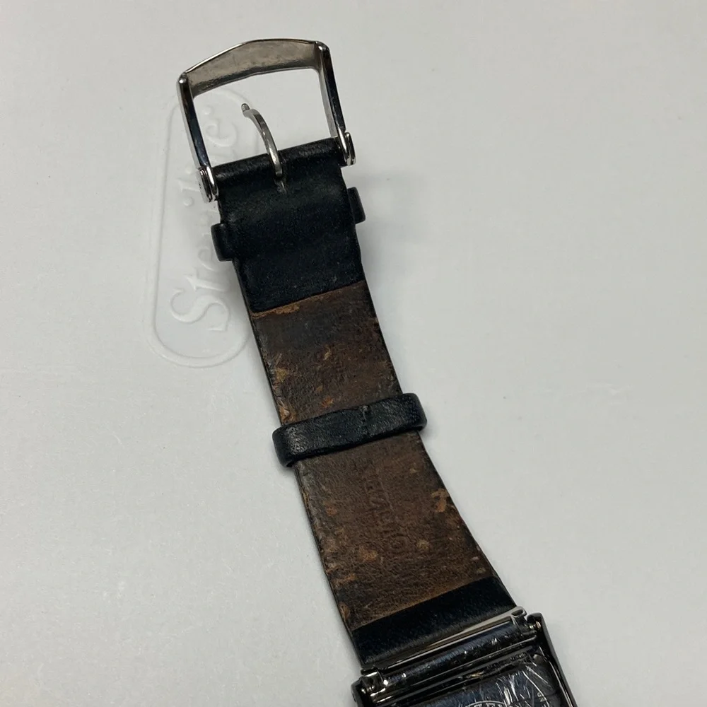 Citizen Eco Drive, parts or restore, untested, black dial, NO BATTERY.